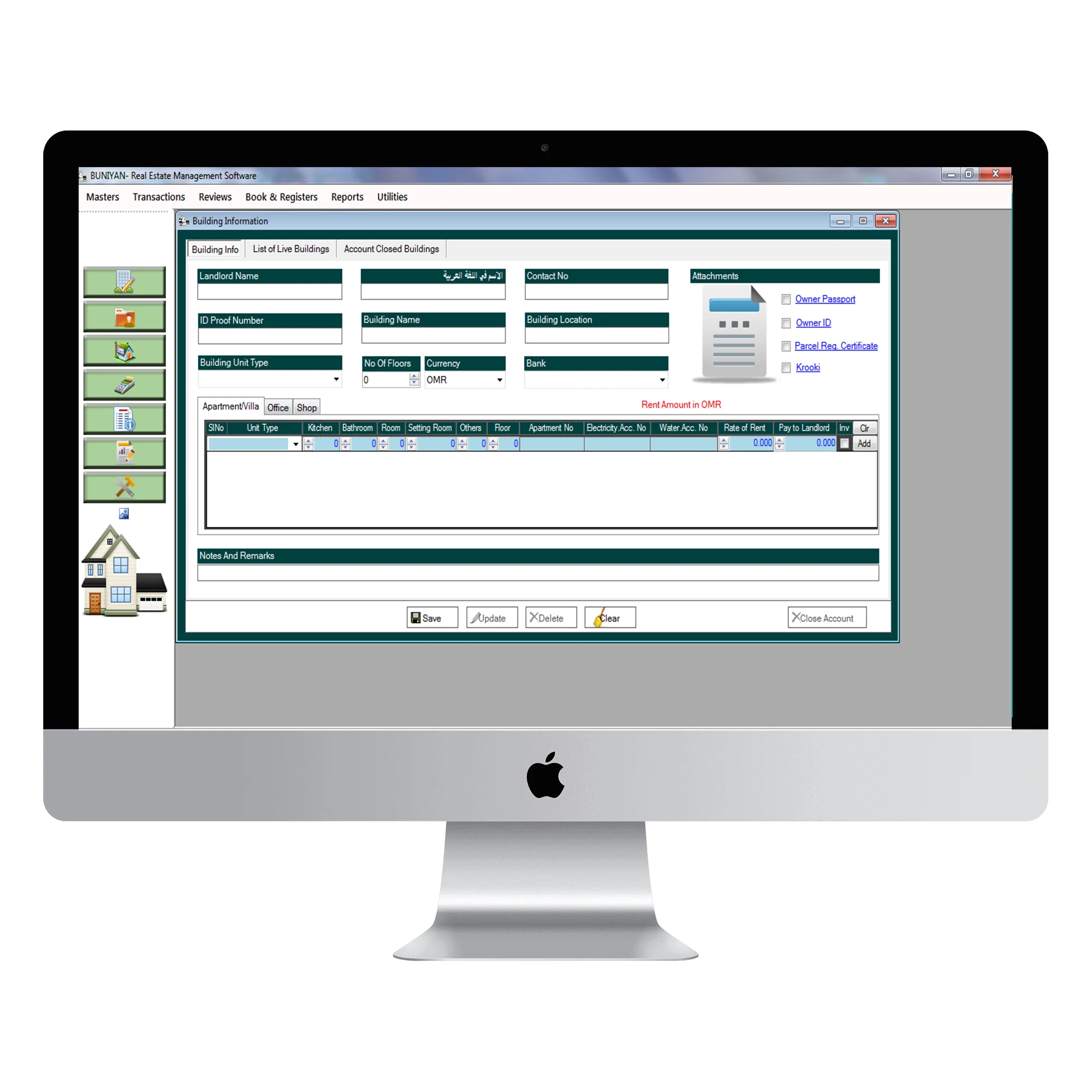 Real estate management software for property and rental management in Oman, UAE and GCC